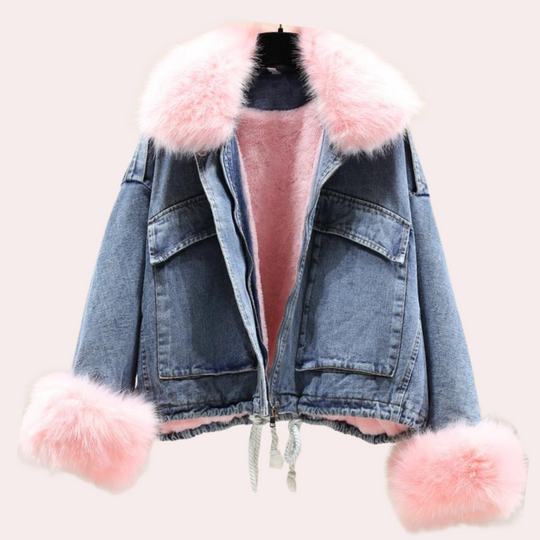 EB | Warme Denim Winterjacke für Damen