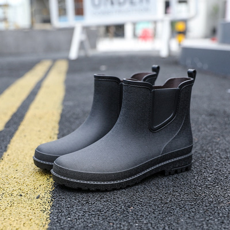 Halbhohe Wasserdichte Herren-Regenstiefel EB