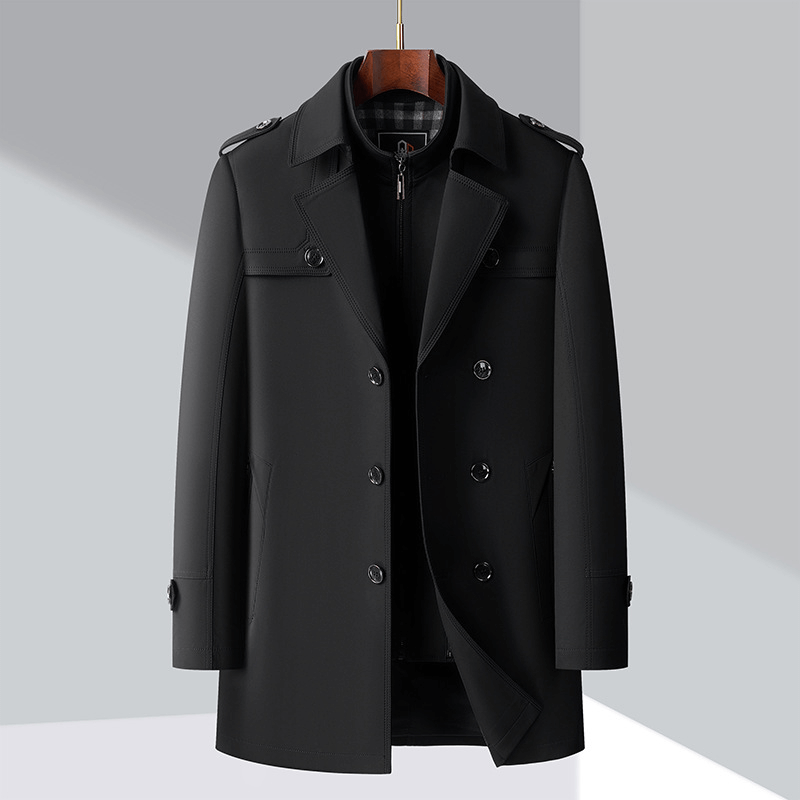 EB | Herren Doppelreiher Trenchcoat