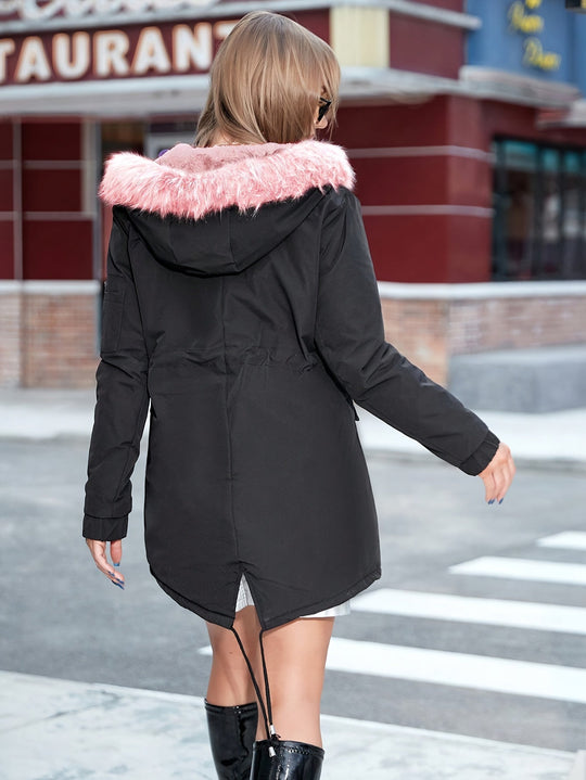 EB | Winterjacke für Damen - warm mit Pelzkragen