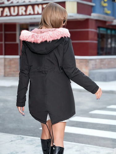 EB | Winterjacke für Damen - warm mit Pelzkragen