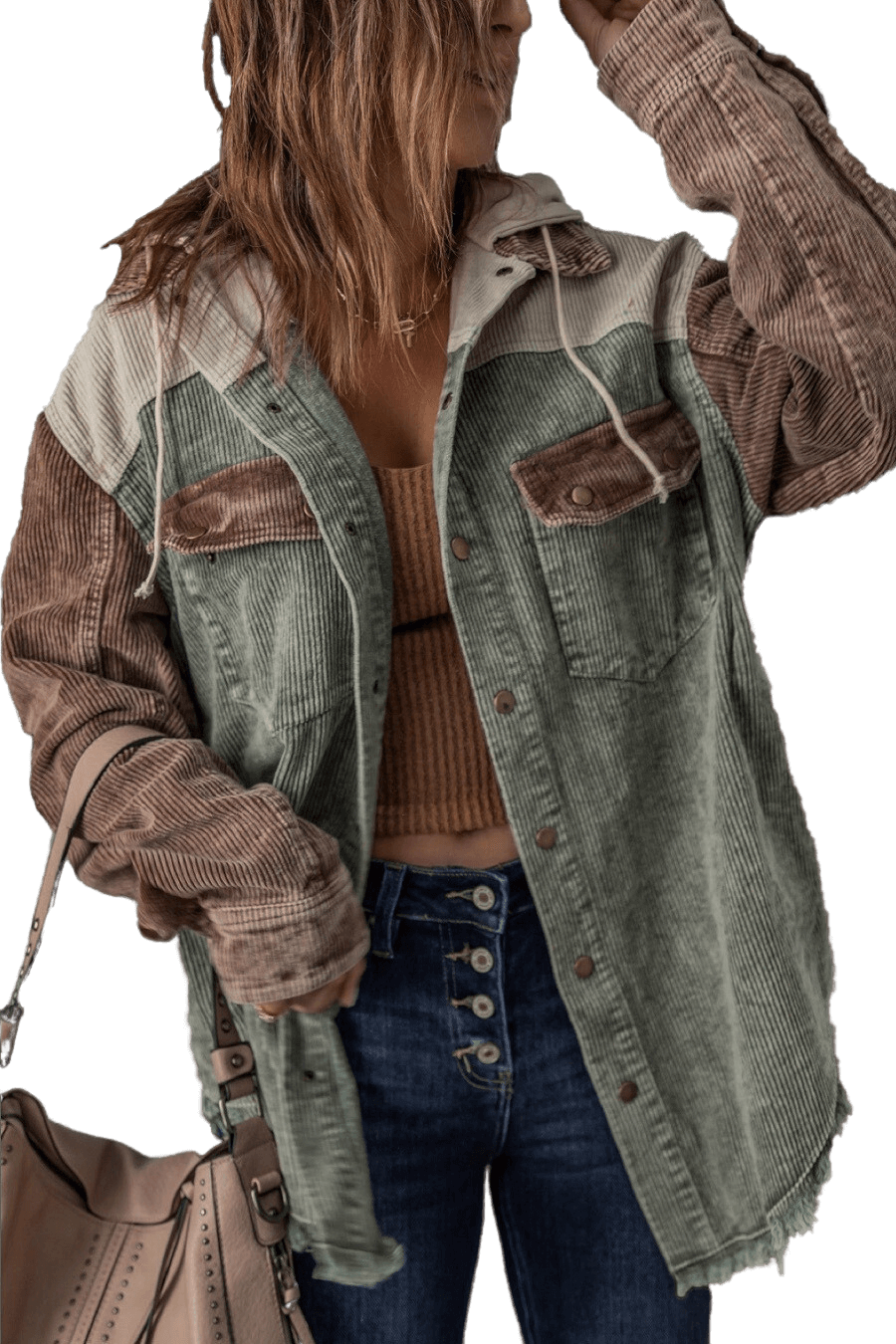 EB | Damenjacke Mit Retro Look Und Funktionalen Taschen