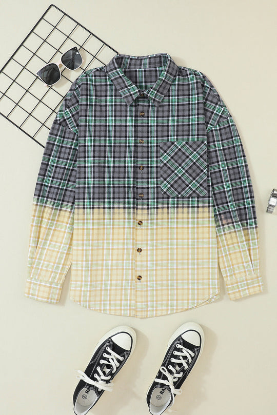 EB | Patchwork Cam Jacket in Checkered Cotton Blend Trendy und Unique