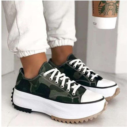 Damen Canvas Sneaker für Alltag und Freizeit EB