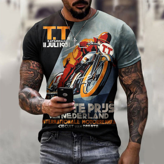 EB | Bedrucktes loses Pullover-T-Shirt