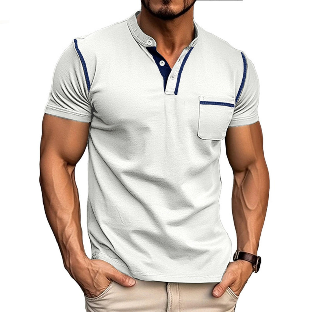 EB | Kurzärmeliges Henley-Hemd