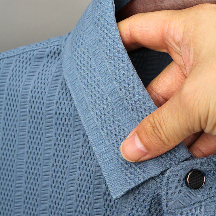 EB | Herren Poloshirt Aus Seide