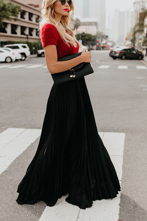 EB | Für Eternity Plissierter Maxi Rock