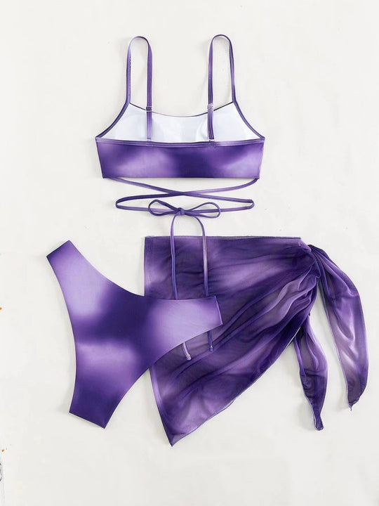 EB | Tie-Dye dreiteiliger geteilter Bikini