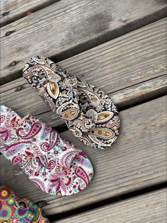 EB | Florale Flip Flops für Frauen