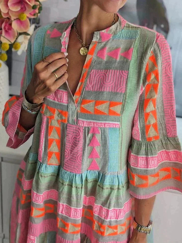EB | Casual Loose Retro Kleid