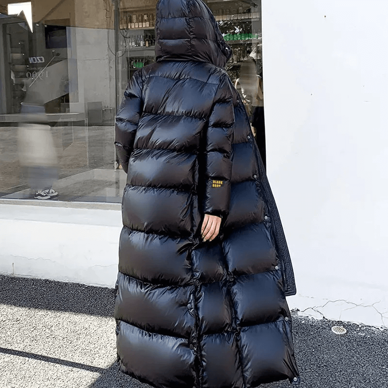 EB | Damen Lange Gepolsterte Jacke