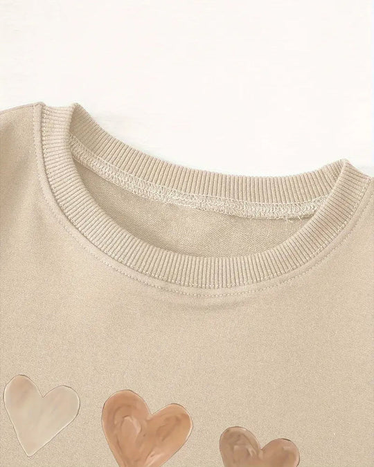 EB | Buntes Herzförmiges Pullover
