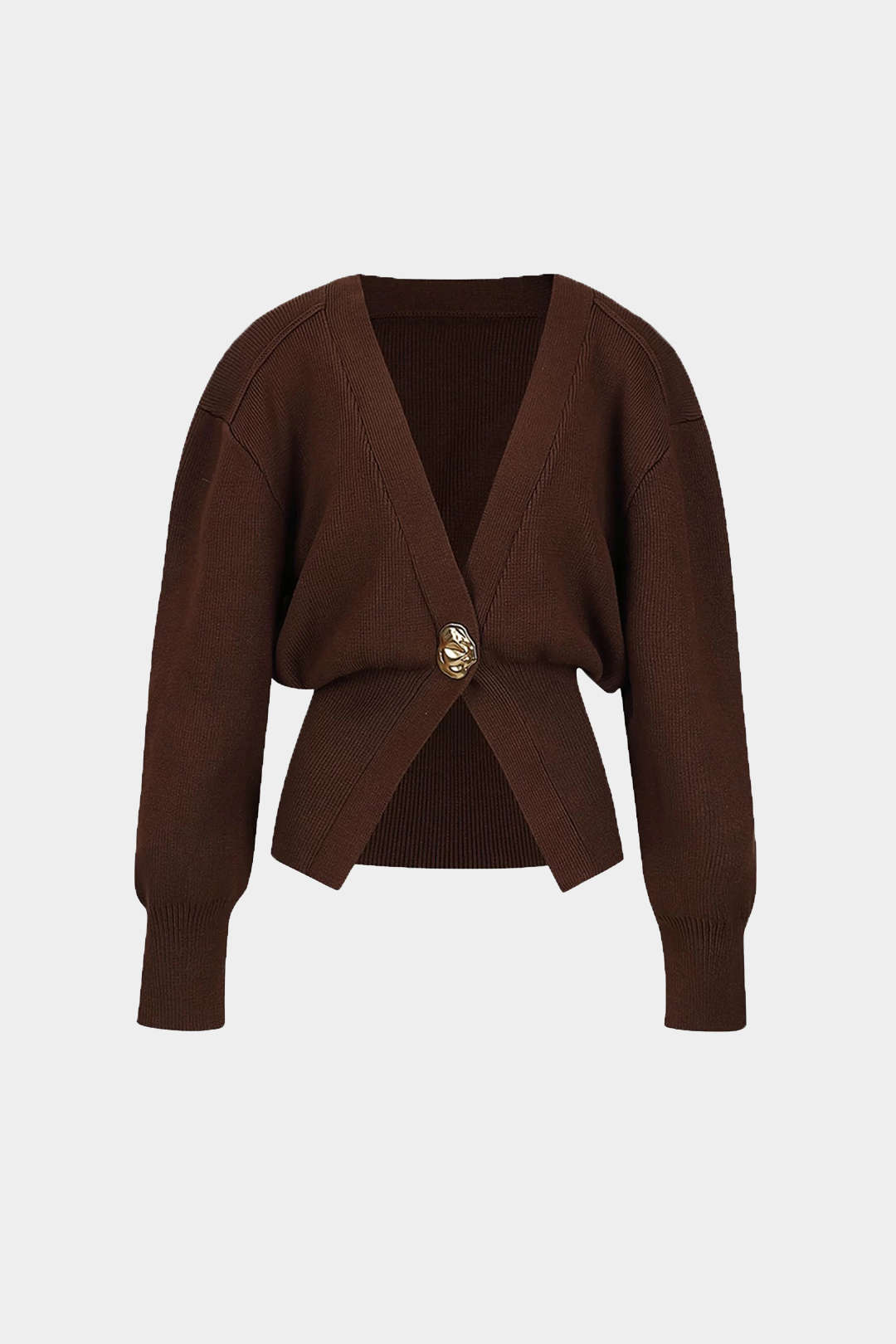 EB | Pullover-Cardigan mit V-Ausschnitt