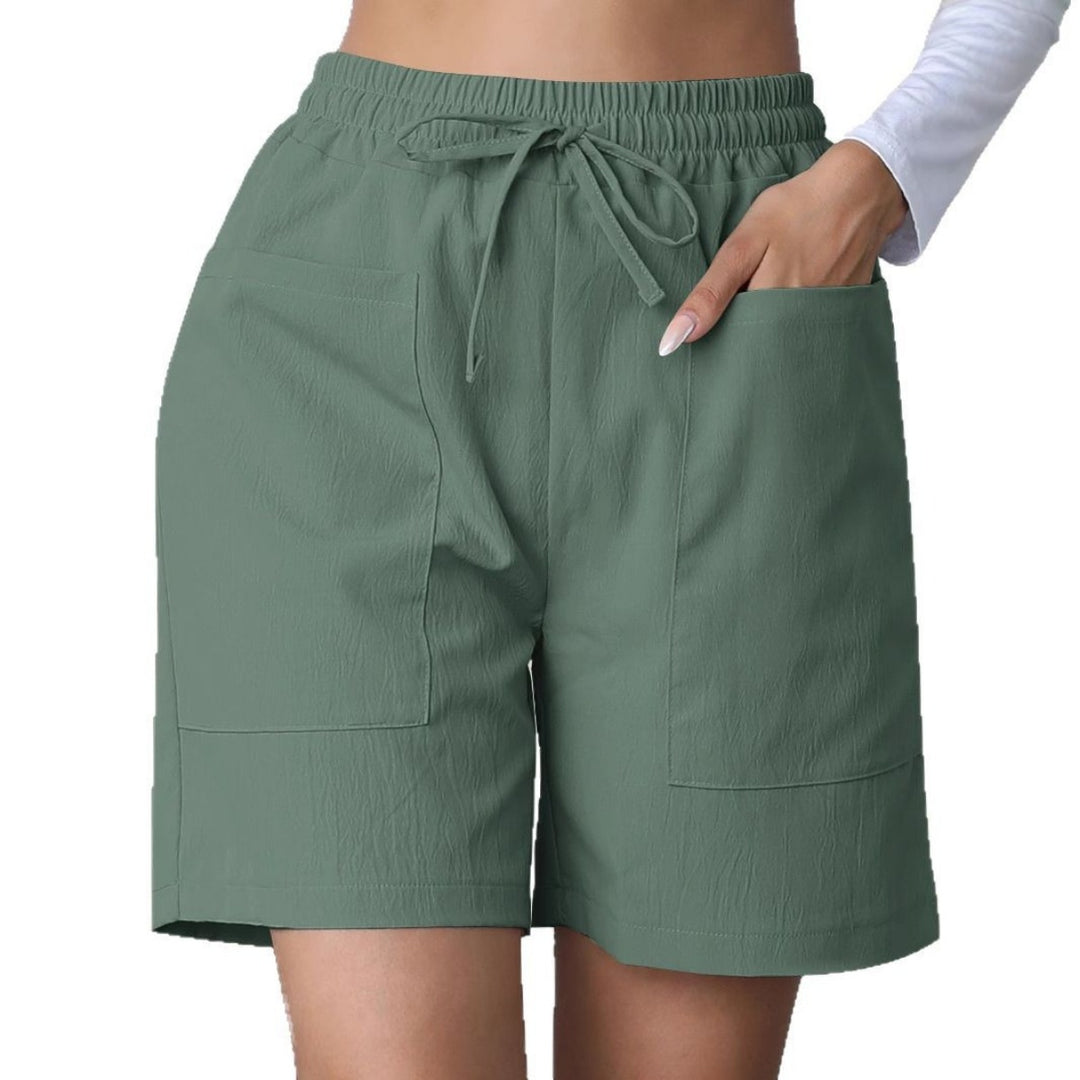 EB | Große Shorts mit hoher Taille und weitem Bein