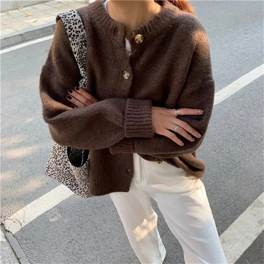 EB | Gemütlicher Lässiger Strick-Cardigan Pullover