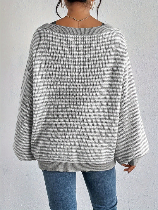 EB | Gestreifter Pullover Lässig und Stilvoll Weicher Komfort