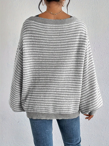EB | Gestreifter Pullover Lässig und Stilvoll Weicher Komfort