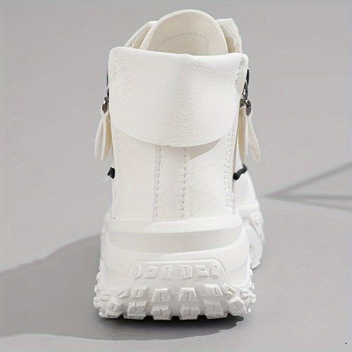 EB | Lässige Plateau Knöchelhohe Sneaker