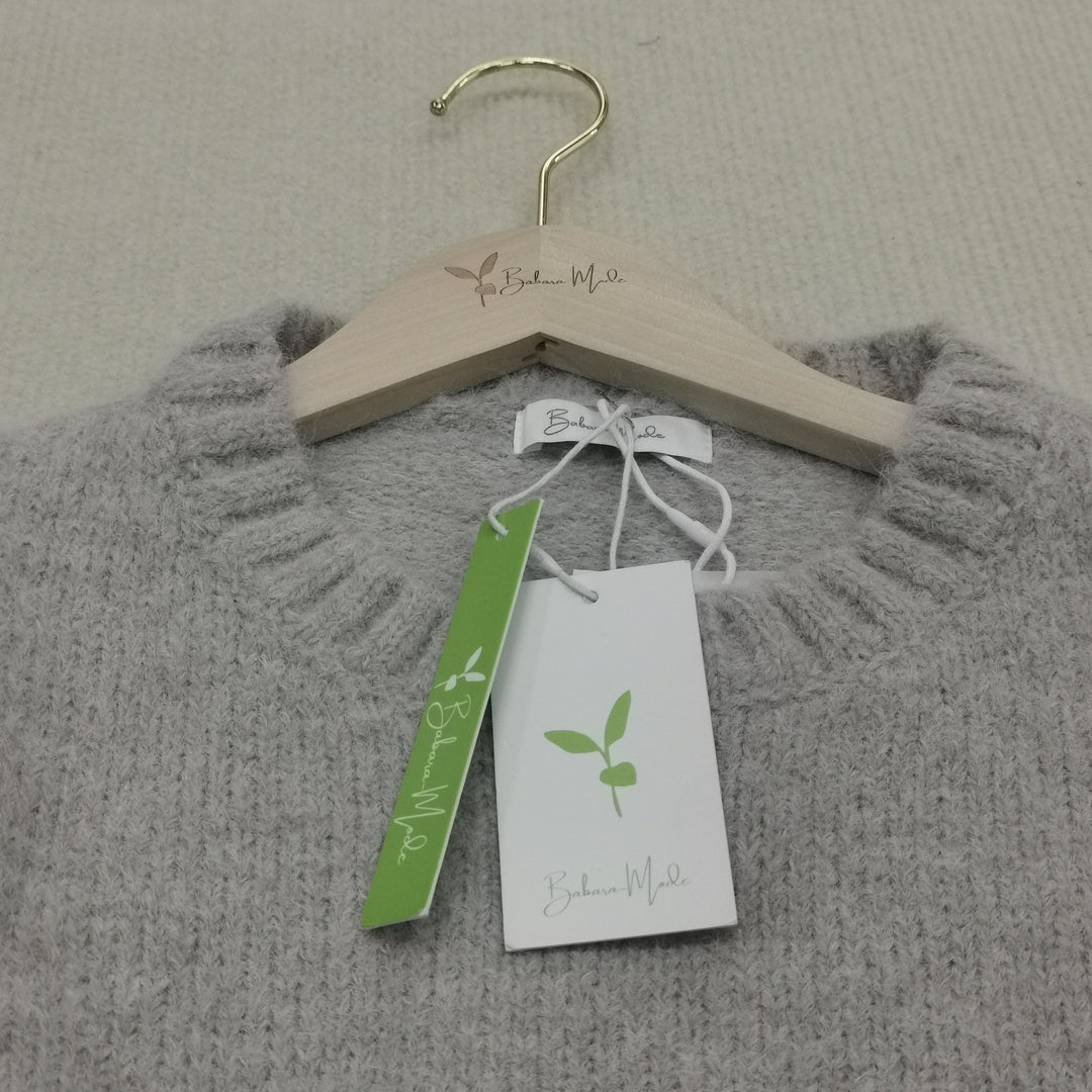 EB | Übergroßer Strickpullover mit Tasche