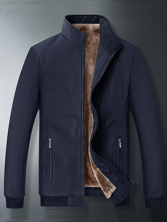 EB | Winddichte Jacke mit Imitiertem Pelzfutter Polyester Warm und Komfortabel