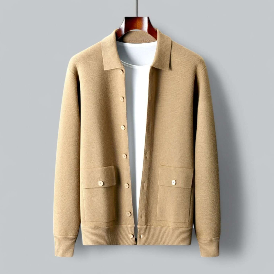EB | Herren Mischung Cardigan Jacke