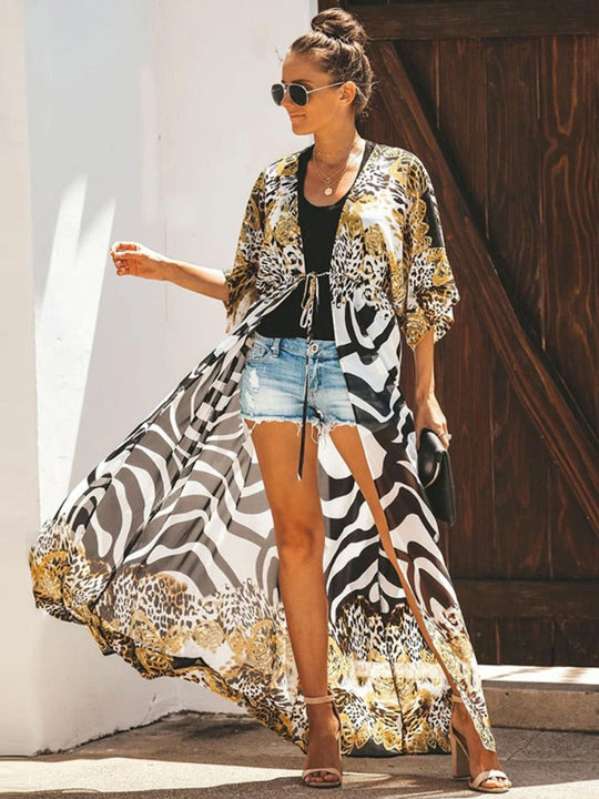 EB | Kimono mit Leopardenmuster