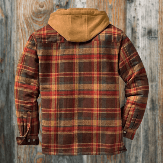 EB | Herren Freizeit Karo-Jacke - Frühling & Herbst Reguläre Passform