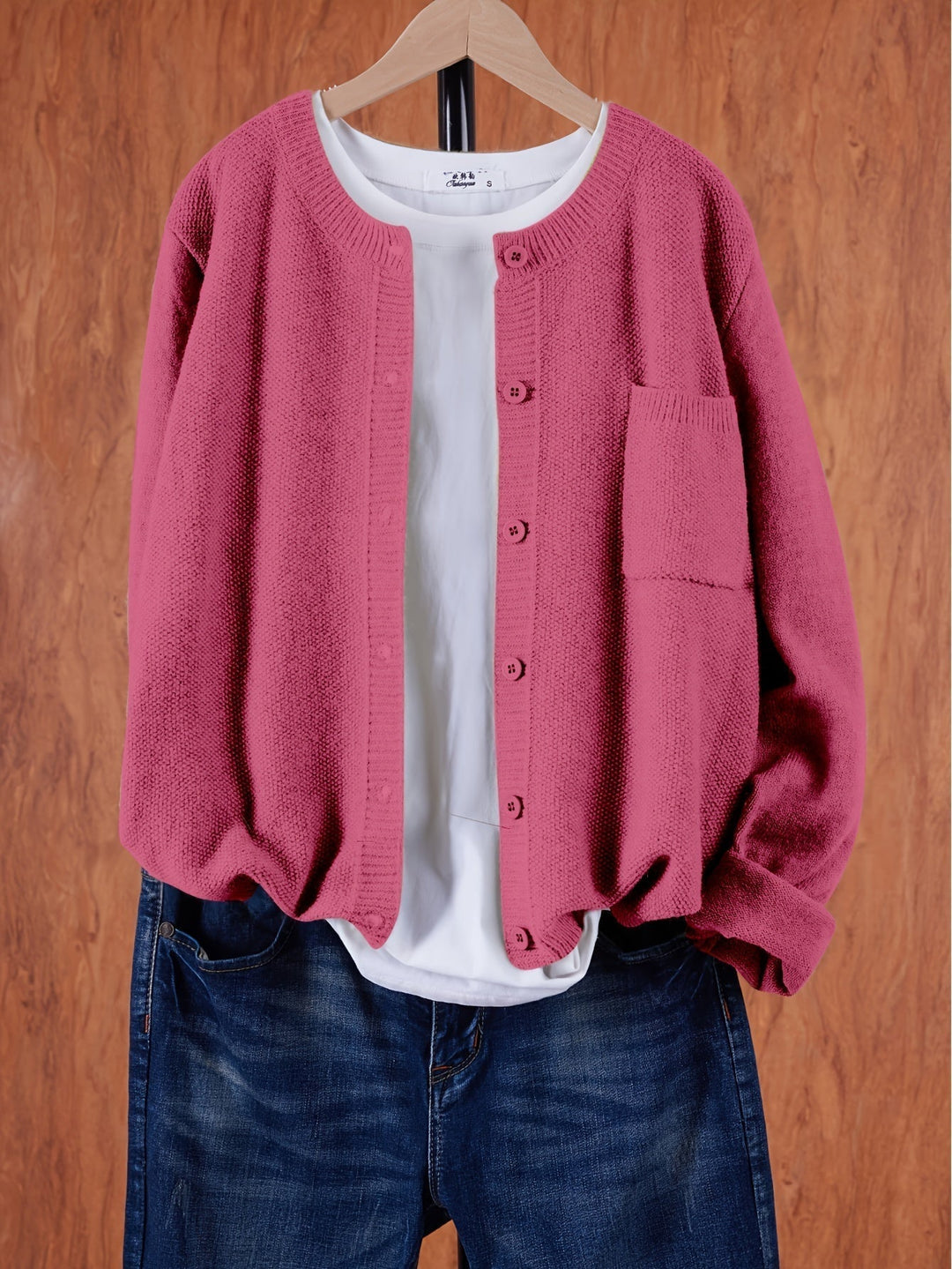 EB | Cardigan Rosa