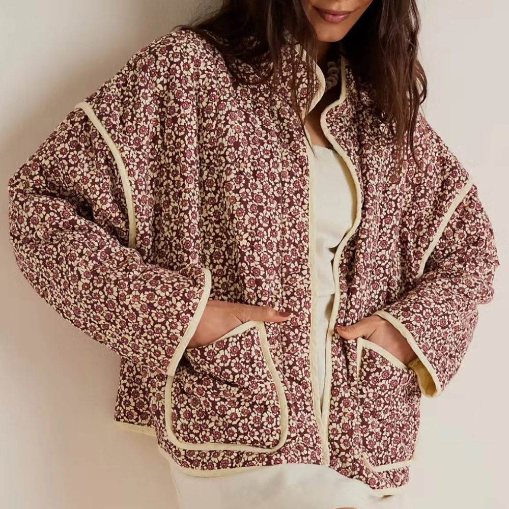 EB | Blumen Herbstjacke für Damen