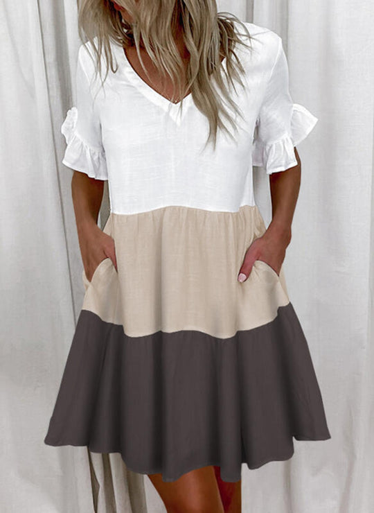 EB | Pendelkleid mit V-Ausschnitt