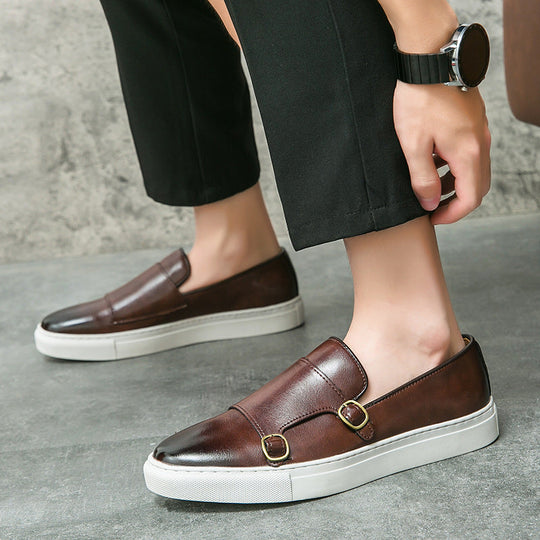 Elegante Herren Slip-on Loafers aus Leder EB