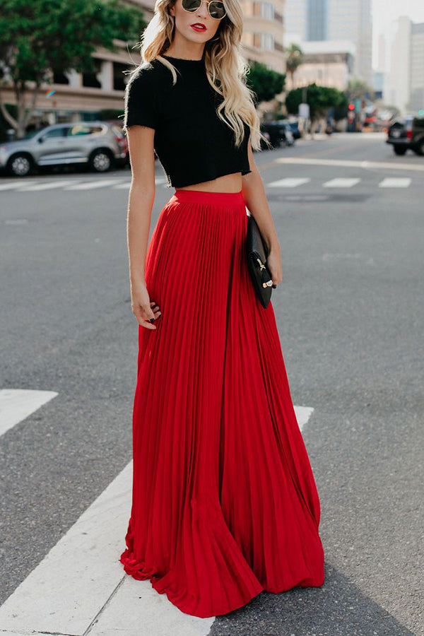 EB | Für Eternity Plissierter Maxi Rock