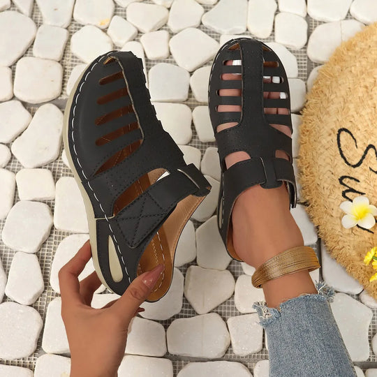Stilvolle Hollow Wedge Sandalen EB