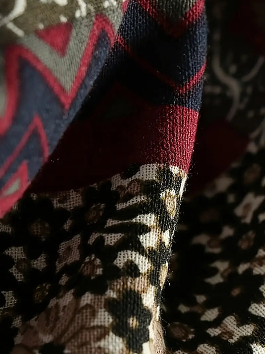EB | Retro Patchwork Winterjacke