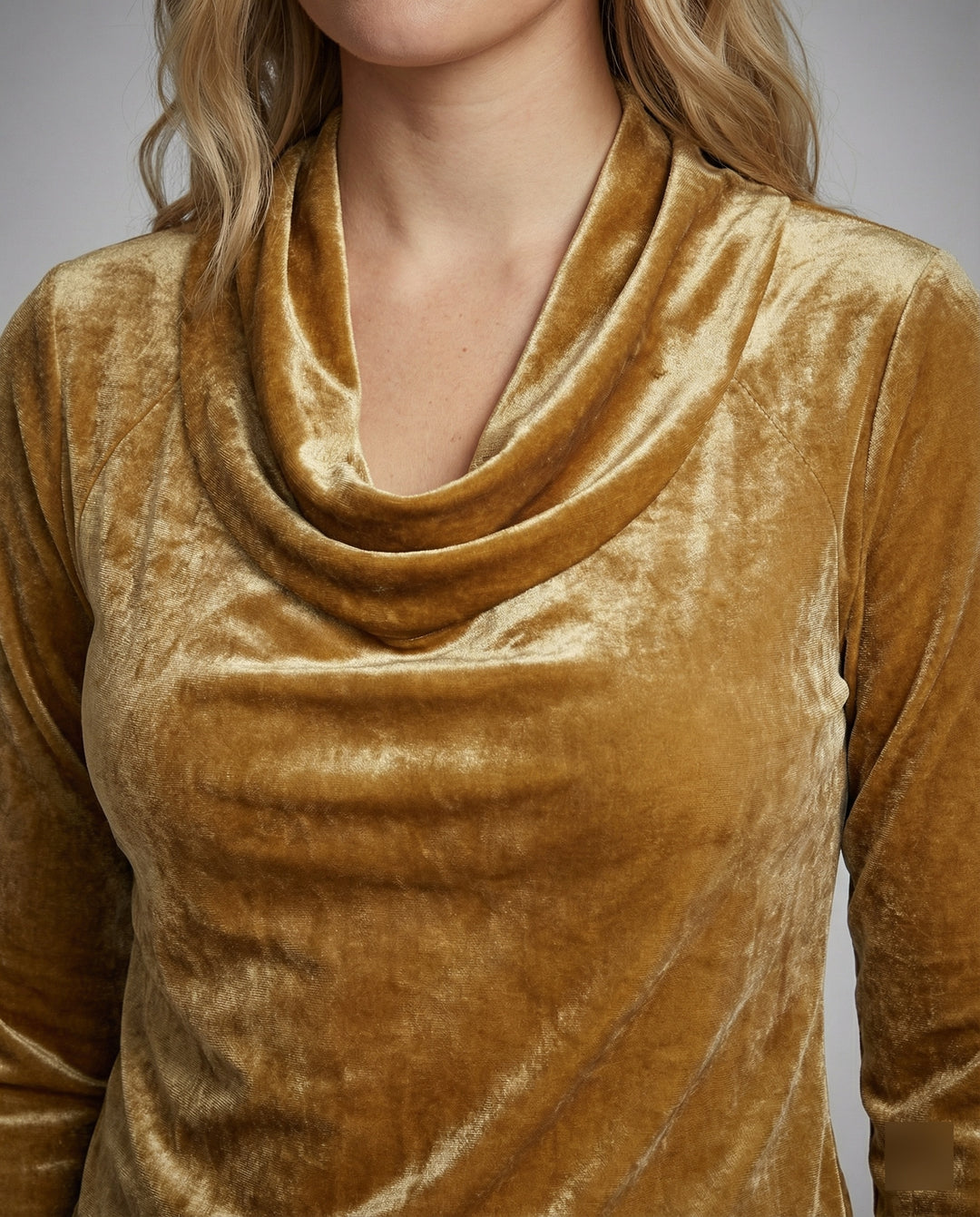 EB | Top Aus Samt In Uni Farbe