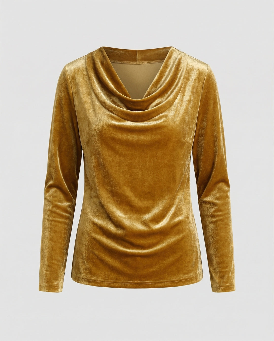 EB | Top Aus Samt In Uni Farbe