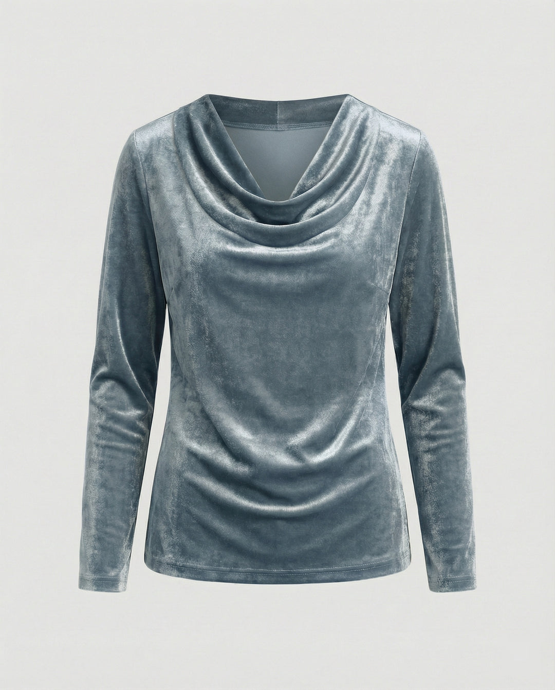 EB | Top Aus Samt In Uni Farbe