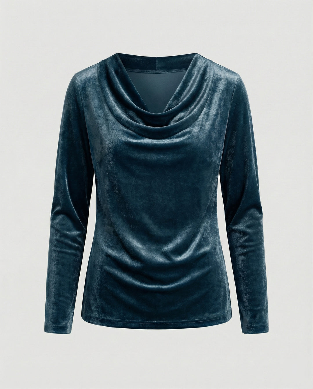 EB | Top Aus Samt In Uni Farbe