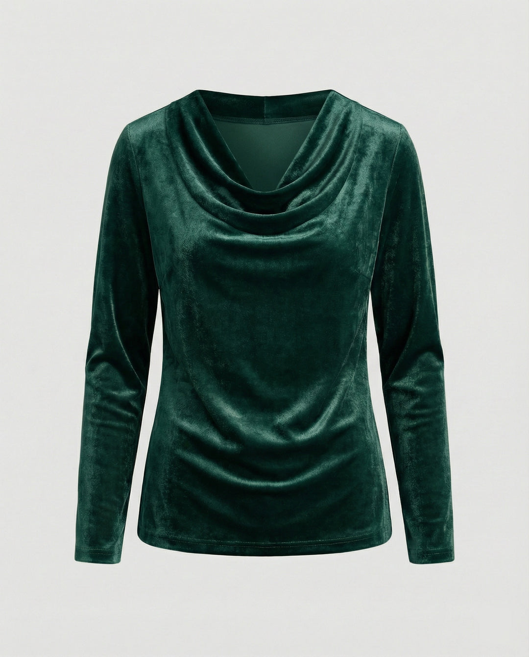 EB | Top Aus Samt In Uni Farbe