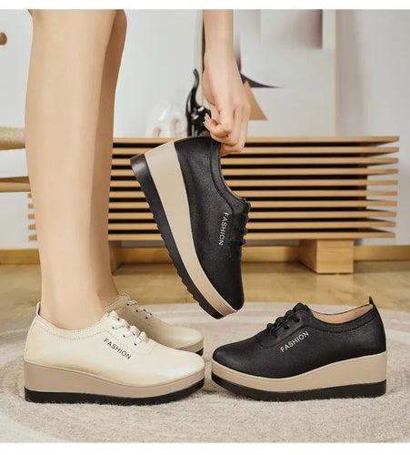Modische Damen-Schuhe, dicke Sohle & bequem EB EB