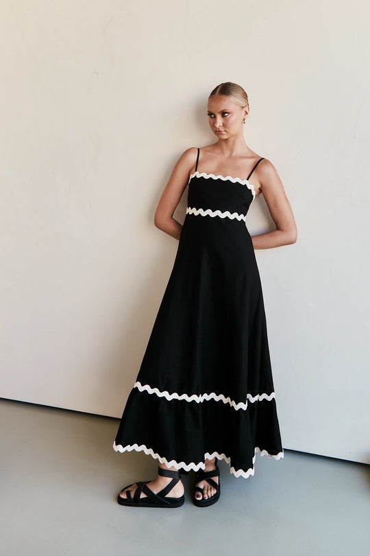 EB | Einfarbiges Spitzen-Hosenträger-Röhrentop-Kleid