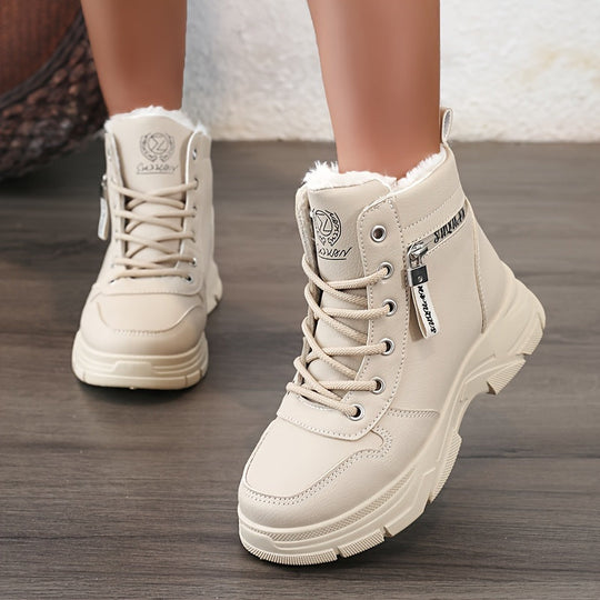 EB | Festliche Winter Freizeit Sneakers für Damen - Ideal für den Winter
