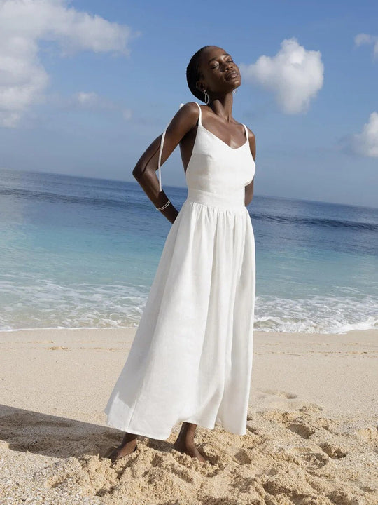 EB | Strandkleid mit Rückenfreiem Design für Frauen