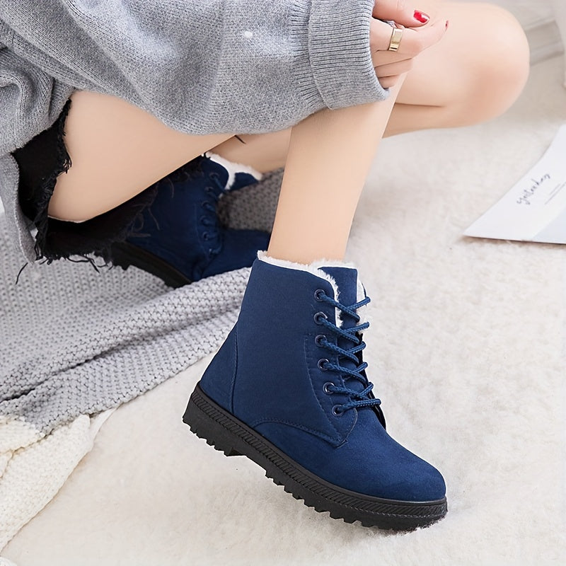 Stylische Schneestiefel mit Fellfutter EB EB