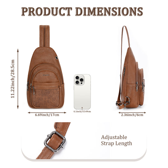 EB | Lässige Elegante Crossbody PU Schultertasche