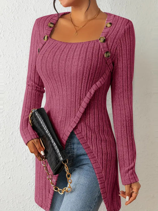 EB | Stilvoll Gerippter Pullover für Frauen
