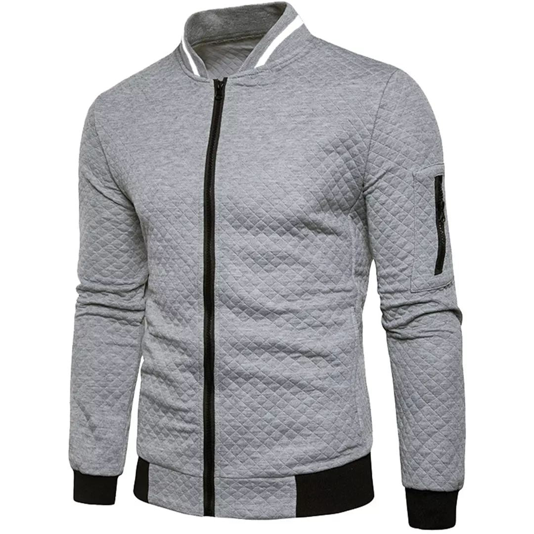 EB | Jacquard Zip-Bomberjacke