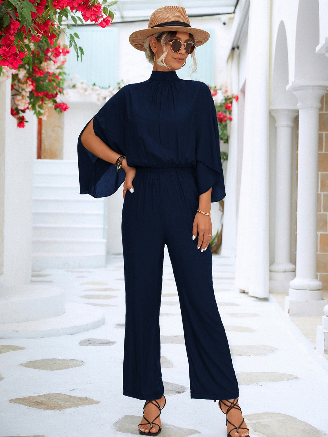 EB | Jumpsuit mit Stehkragen