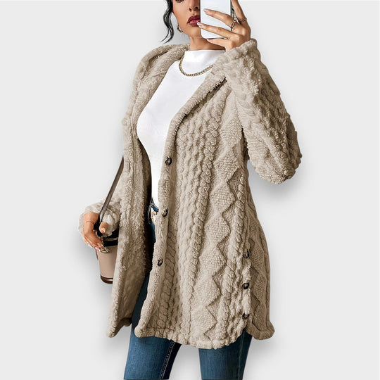 EB | Cozy Plush Kapuzencardigan Pullover